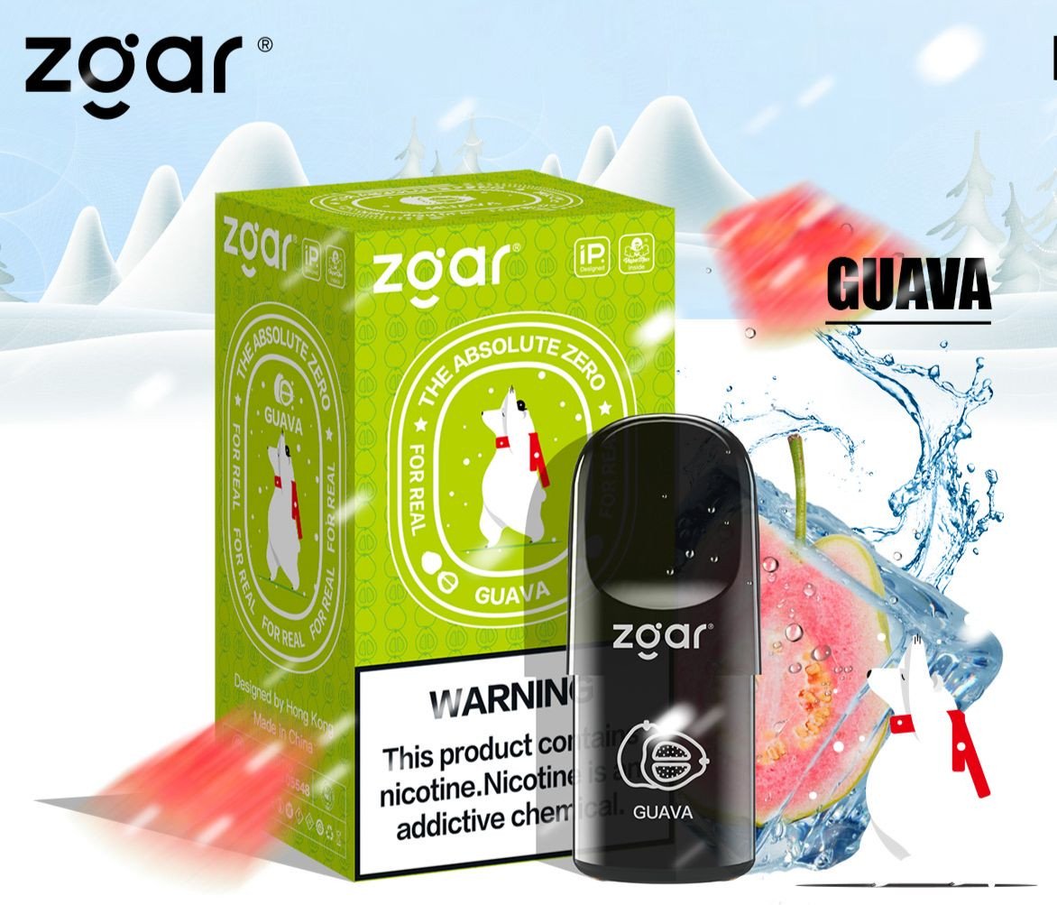 Zgar 冰熊 絕對0度【五代煙彈】（通用五代/六代煙機）｜3% 尼古丁｜3顆裝｜每顆400口