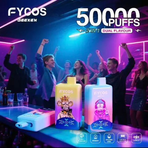 FYCOS 猩猩王 一次性電子煙50,000口 一機兩種口味